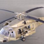 PaperCraft kit UH-60 Black Hawk helicopter 3d paper model crafting kit PDF plans to DIY paper craft template hobby puzzle decor