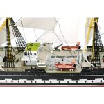 PaperCraft kit Sail Boat 3d paper model crafting kit PDF plans to print cut & glue DIY paper craft template for hobby puzzle decor - Image 3