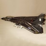 PaperCraft kit F-14 Tomcat airplane 3d paper model crafting kit PDF plans to print cut & glue DIY paper craft template hobby puzzle decor