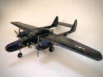PaperCraft kit P-61 Black Widow airplane 3d paper model crafting PDF plans DIY template