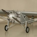 PaperCraft kit Spirit of St Louis airplane 3d paper model crafting kit PDF plans to DIY paper craft template hobby puzzle decor