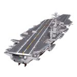 PaperCraft kit USS Harry S Truman aircraft carrier 3d paper model crafting kit PDF plans to DIY paper craft template for hobby puzzle decor