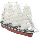 PaperCraft kit Sail Boat 3d paper model crafting kit PDF plans to print cut & glue DIY paper craft template for hobby puzzle decor