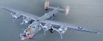 PaperCraft kit B-24 Liberator airplane 3d paper model crafting kit PDF plans to print cut & glue DIY paper craft template hobby puzzle decor