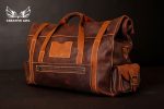 Leather Duffle Roll-Top - Image 6