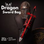 PDF & DXF Leather Dragon Sword PDF Pattern