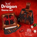 PDF & DXF Leather Dragon Game Set PDF Pattern