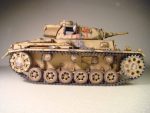 PaperCraft kit Panzer III tank 3d paper model crafting kit PDF plans to print cut & glue DIY paper craft template for hobby puzzle decor - Image 2