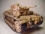 PaperCraft kit Panzer III tank 3d paper model crafting kit PDF plans to print cut & glue DIY paper craft template for hobby puzzle decor - Image 5