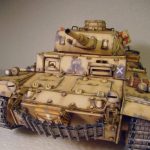 PaperCraft kit Panzer III tank 3d paper model crafting kit PDF plans to print cut & glue DIY paper craft template for hobby puzzle decor