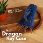 PDF & DXF Leather Dragon Key Case