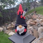 Crochet patterns Halloween gnome, Halloween Gnome amigurumi pattern, Crochet Halloween decor, Crochet Halloween ornament pattern - Image 7