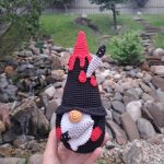 Crochet patterns Halloween gnome, Halloween Gnome amigurumi pattern, Crochet Halloween decor, Crochet Halloween ornament pattern - Image 8