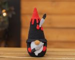 Crochet patterns Halloween gnome, Halloween Gnome amigurumi pattern, Crochet Halloween decor, Crochet Halloween ornament pattern - Image 3