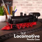 PDF & DXF Leather Locomotive Pencil Case PDF Pattern