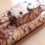 PaperCraft kit Panzerkampfwagen E-100 tank 3d paper model crafting PDF plans DIY template