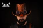 PDF & DXF Steampunk Hat pattern - Leather Patterns - Leather Template - Leather PDF Pattern - Image 4