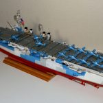 PaperCraft kit USS Belleau Wood Aircraft Carrier 3d paper model crafting kit PDF plans to DIY paper craft template for hobby puzzle decor