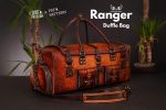 Leather Ranger Duffle Bag Pattern: DIY Weekender (PDF & DXF)