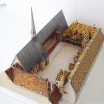 PaperCraft kit Hospices Beaune France 3d paper model crafting kit PDF plans DIY template