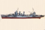 PaperCraft kit USS San Francisco cruiser 3d paper model crafting kit PDF plans to print & DIY paper craft template for hobby puzzle decor