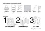 PaperCraft kit Knight's Castle Playhouse 3d paper model crafting colored textured PDF plans DIY paper craft template for hobby puzzle decor - Image 4