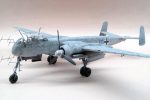 PaperCraft kit Heinkel He 219 Uhu eagle-owl airplane 3d paper model crafting PDF plans DIY template