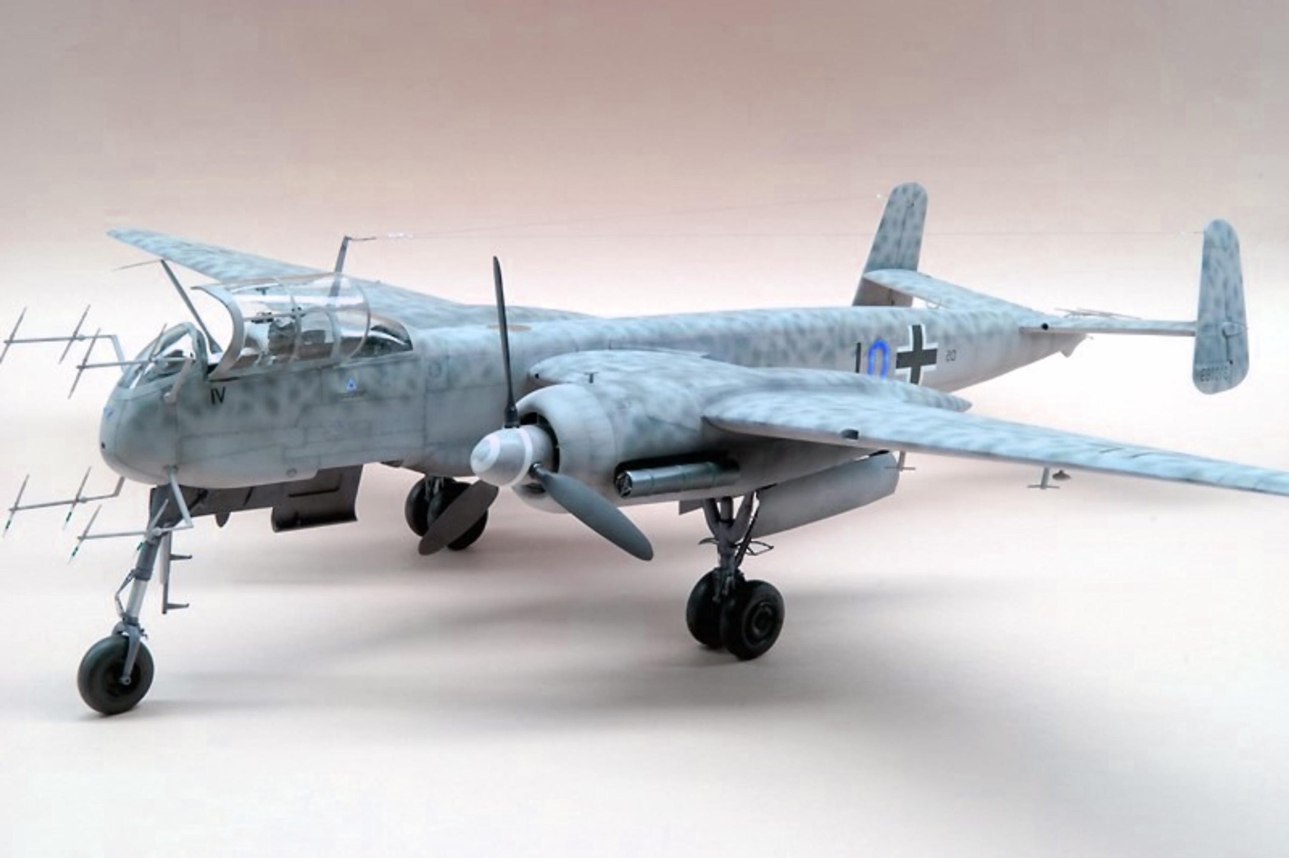 il_fullxfull.6653817934_3yee.jpg PaperCraft kit Heinkel He 219 Uhu eagle-owl airplane 3d paper model crafting PDF plans DIY template - Image 1