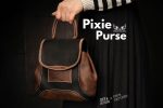Leather Pixie Purse Bag Pattern: DIY Template (PDF & DXF)