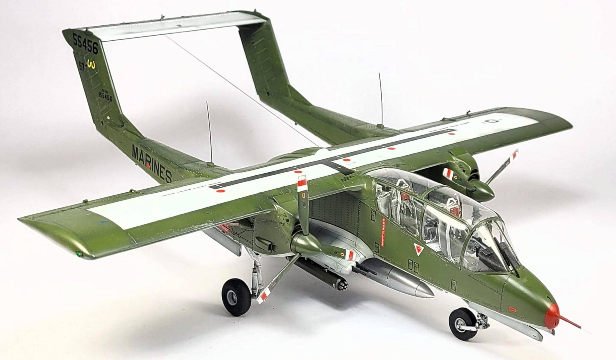 il_fullxfull.6667055604_mbx9.jpg PaperCraft kit OV-10 Bronco airplane 3d paper model crafting kit PDF plans to print cut & DIY paper craft template hobby puzzle decor - Image 1