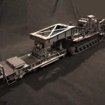 PaperCraft kit armoured railroad freight car 3d paper model crafting kit PDF plans, print & DIY paper craft template for hobby puzzle decor