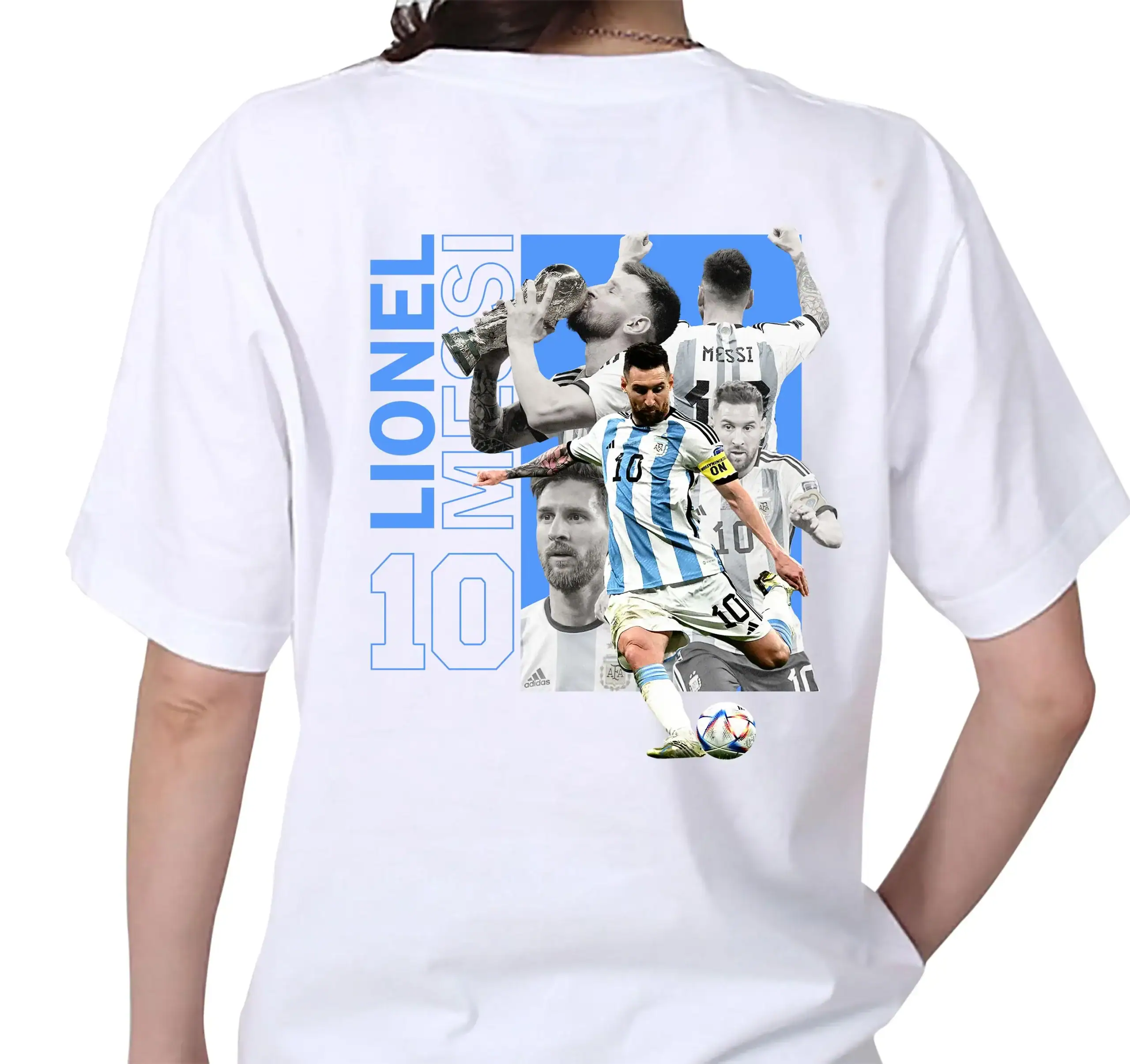 Messi Streetwear T-Shirt Design: Soccer Graphic Tee