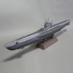 PaperCraft kit VII-C U-boat submarine 3d paper model crafting kit PDF plans DIY template - Image 5