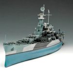PaperCraft kit USS North Carolina Battleship 3d paper model crafting kit PDF plans, print & DIY paper craft template