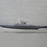 PaperCraft kit VII-C U-boat submarine 3d paper model crafting kit PDF plans DIY template