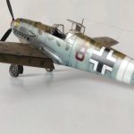 PaperCraft kit Messerschmitt bf-109 airplane 3d paper model crafting kit PDF plans to print & DIY paper craft template hobby puzzle decor