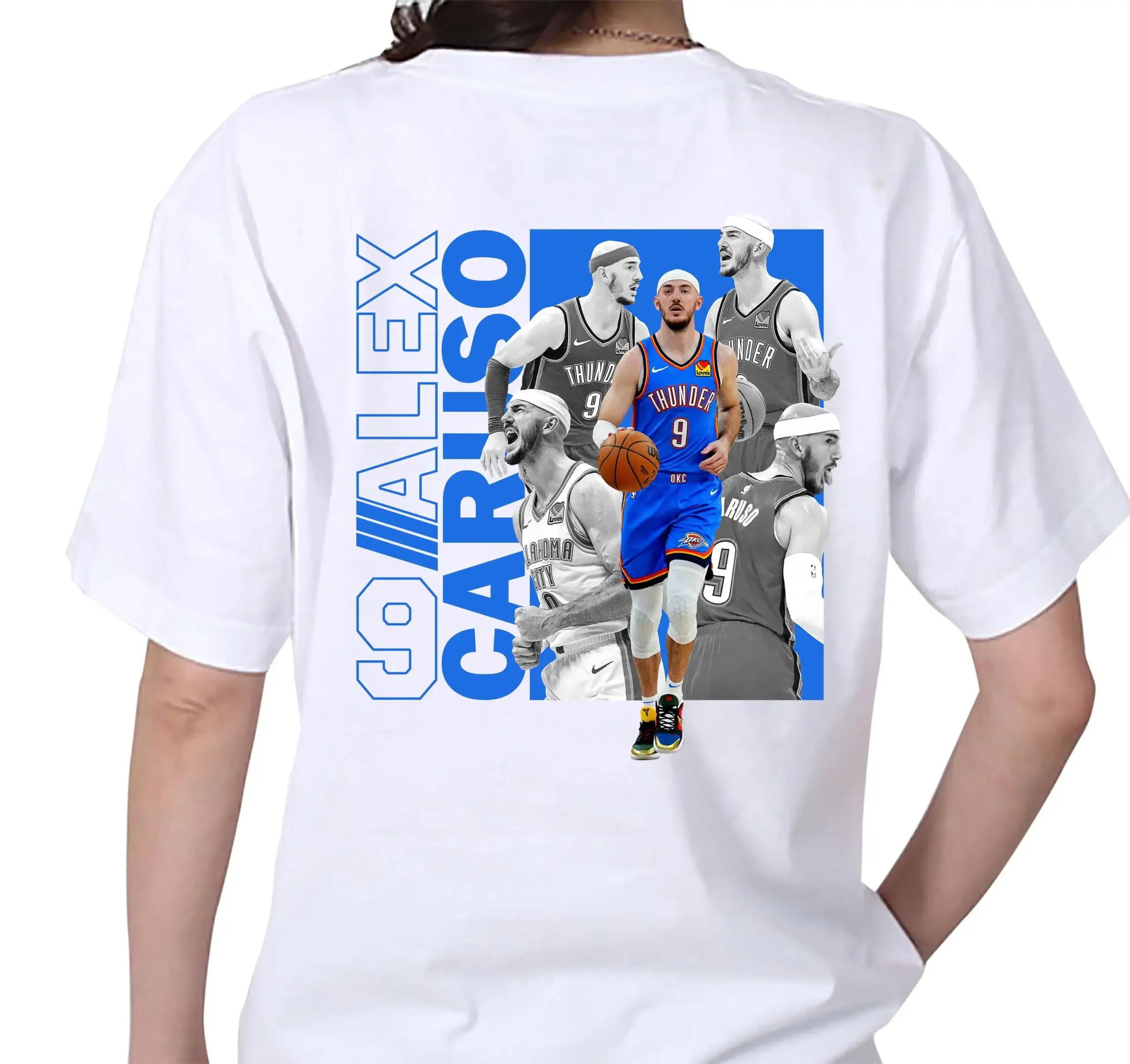 Alex Caruso Basketball Graphic Tee: Streetwear Design