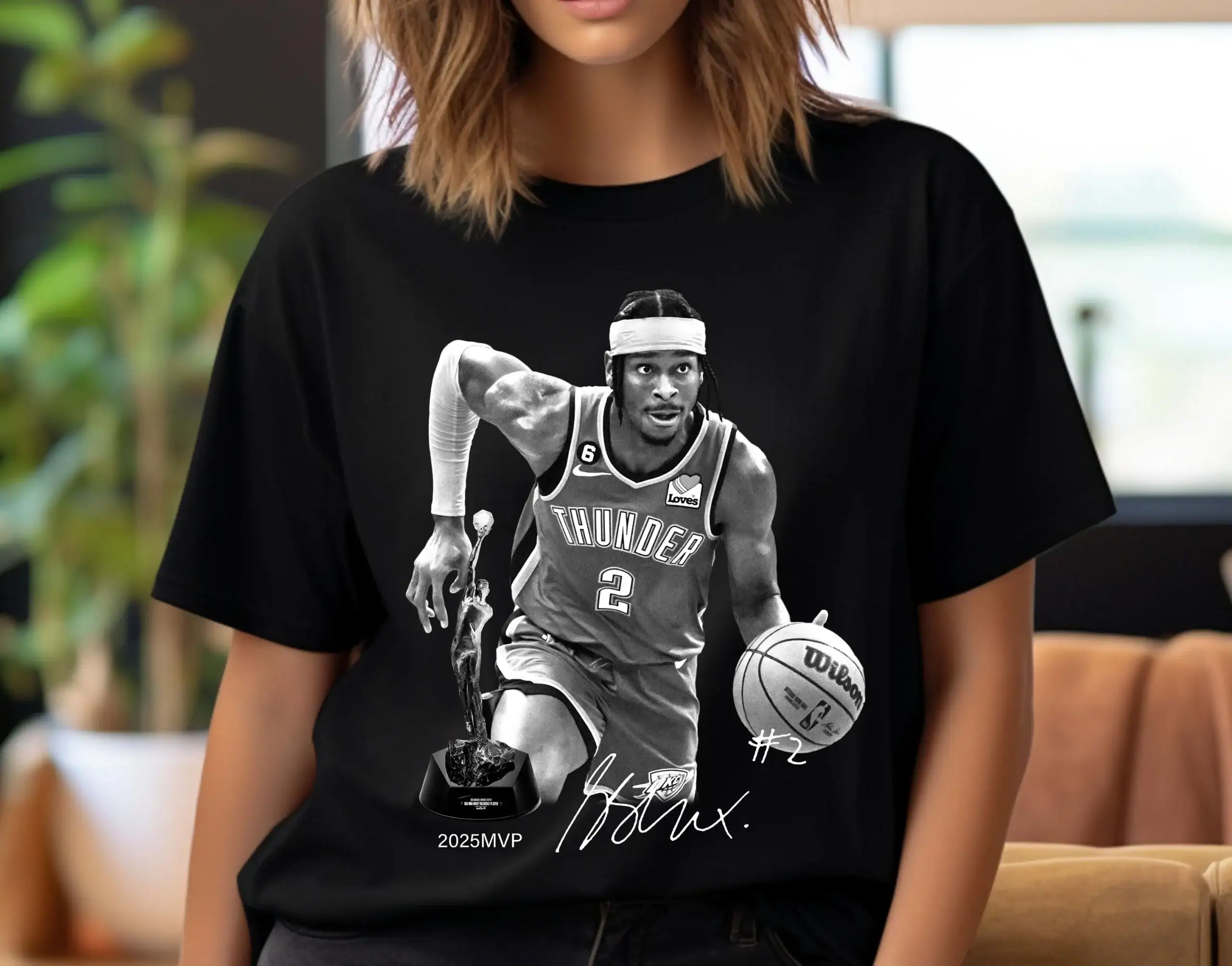 Shai Gilgeous Alexander MVP T-Shirt Design: Basketball