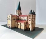 PaperCraft kit Paray le Monial Basilica 3d paper model crafting kit PDF plans to print & DIY paper craft template for hobby puzzle decor - Image 7