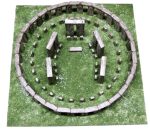 PaperCraft kit Stonehenge megalithic structure 3d paper model crafting kit PDF plans DIY template - Image 2