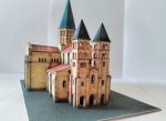 PaperCraft kit Paray le Monial Basilica 3d paper model crafting kit PDF plans to print & DIY paper craft template for hobby puzzle decor - Image 8
