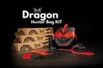 DIY Dragon Hunter Bag Kit - Natural Italian Leather- Vachetta- Creative Set