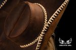 Leather Cowboy Hat Pattern: PDF & DXF Template with Video Tutorial - Image 4