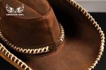 Leather Cowboy Hat Pattern: PDF & DXF Template with Video Tutorial - Image 9