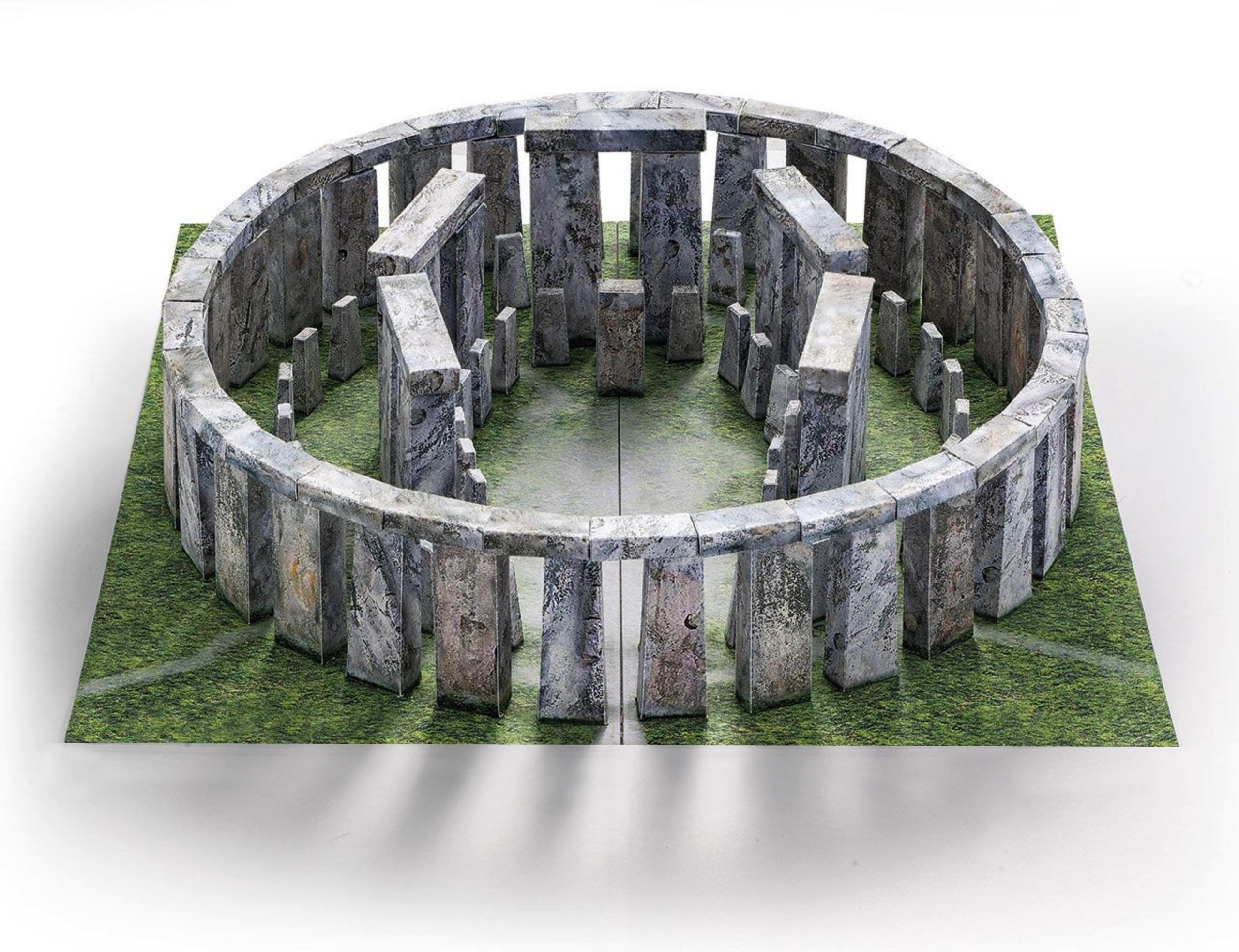 il_fullxfull.7105792047_o4gv.jpg PaperCraft kit Stonehenge megalithic structure 3d paper model crafting kit PDF plans DIY template - Image 1