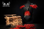 DIY Wyvern Dragon Fest Backpack Kit - Natural Italian Leather- Vachetta- Creative Set - Image 8