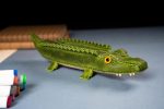 PDF & DXF Alligator Pencilcase Pattern - Image 4