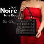 PDF & DXF Leather Noire Tote Bag PDF Pattern