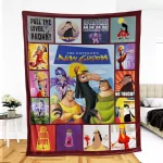 The Emperor's Movie New Groove Fleece Blanket, Emperor Kuzco, Yzma Poison, DNland Emperor Blanket Gift for Him, Her, Kid, Film Fans - Image 2