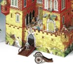 PaperCraft kit Knight's Castle Playhouse 3d paper model crafting colored textured PDF plans DIY paper craft template for hobby puzzle decor - Image 3